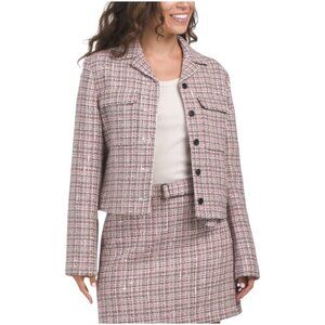 THEORY Patch Cropped Jacket